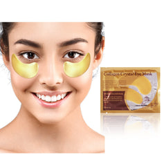 Meicoly gel eye patch close-up highlighting hydration for puffiness