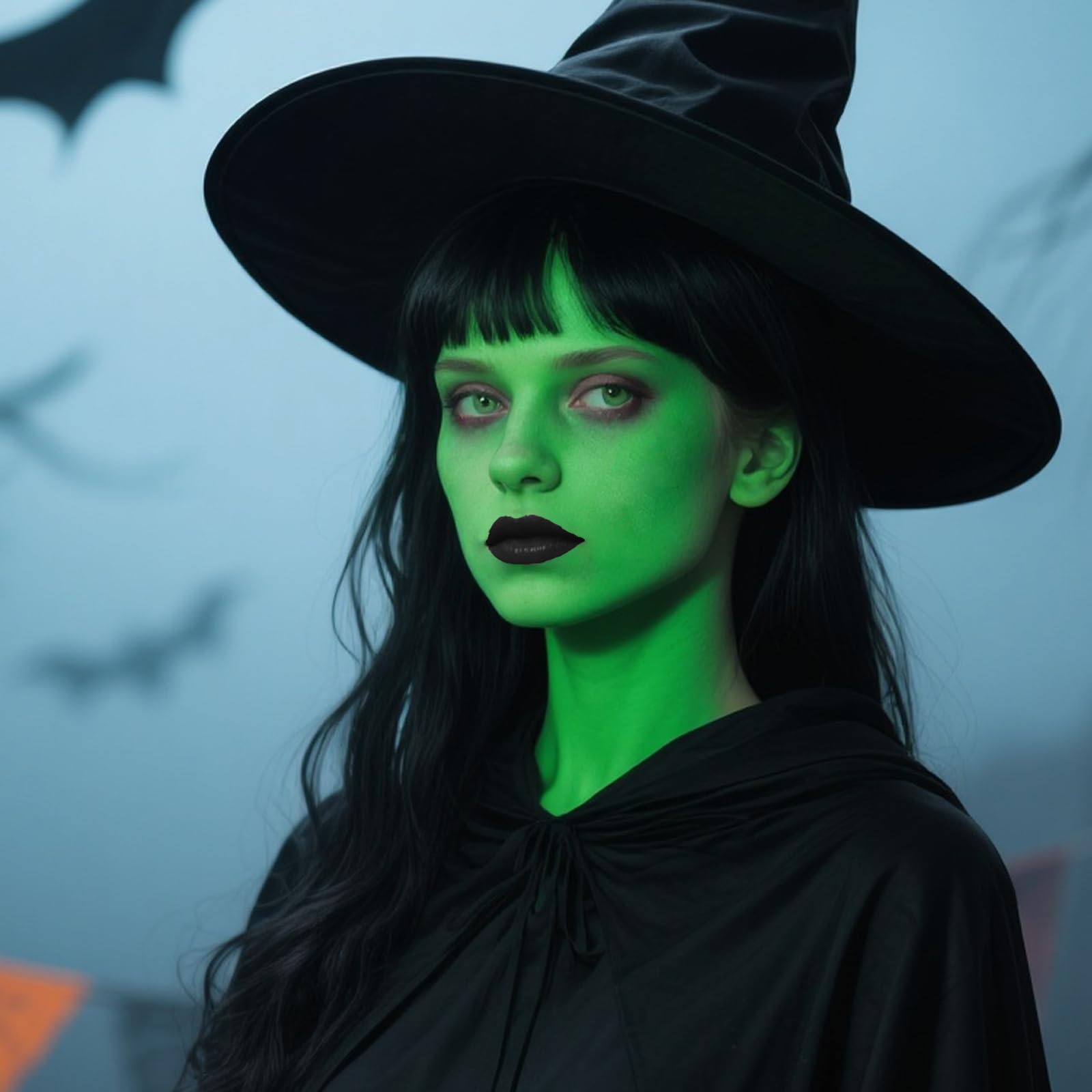 MEICOLY green body paint for SFX cosplay and body art.