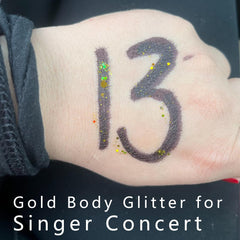 MEICOLY holographic glitter for hair adds radiant accents at parties.