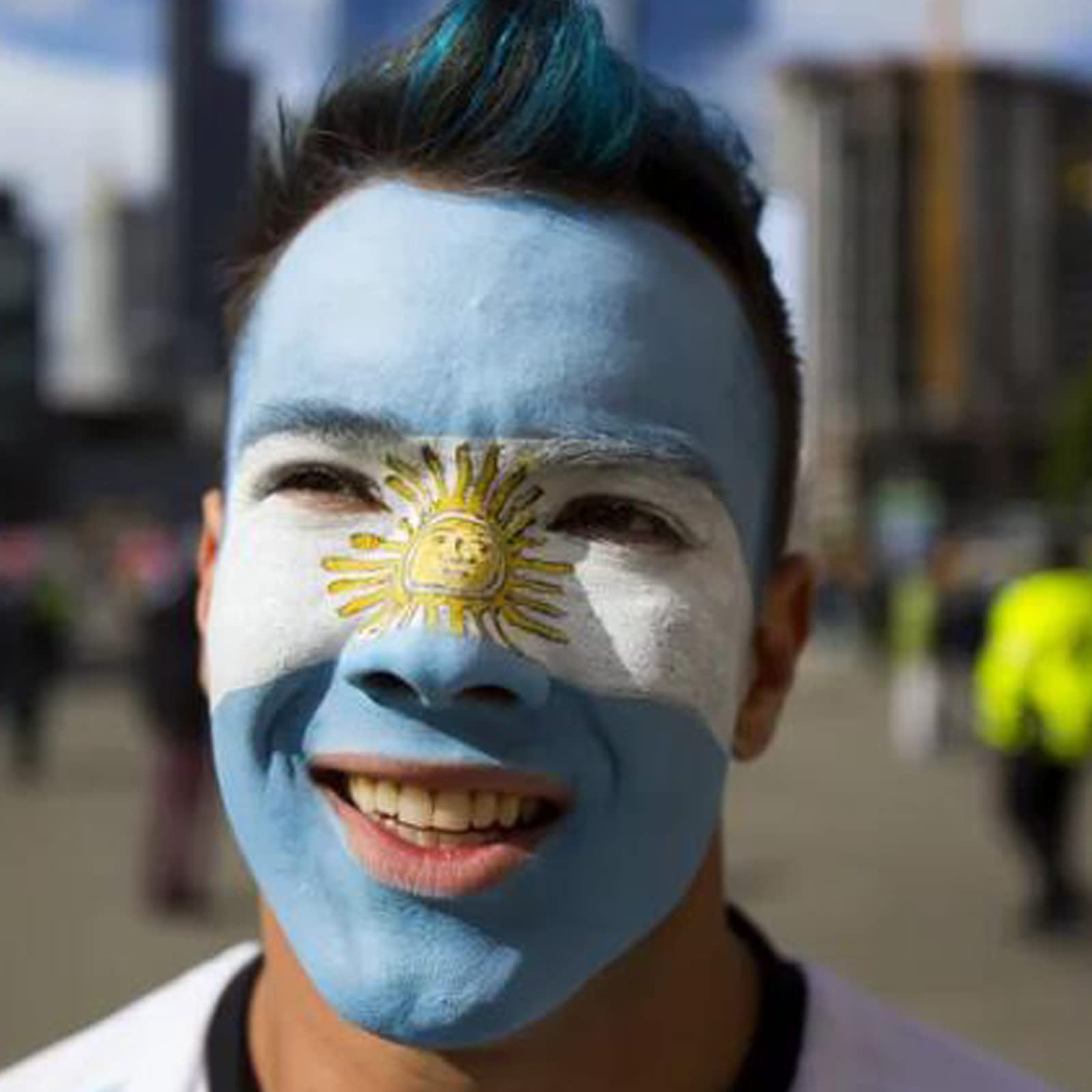 MEICOLY light blue face paint stick with full coverage for dramatic effects