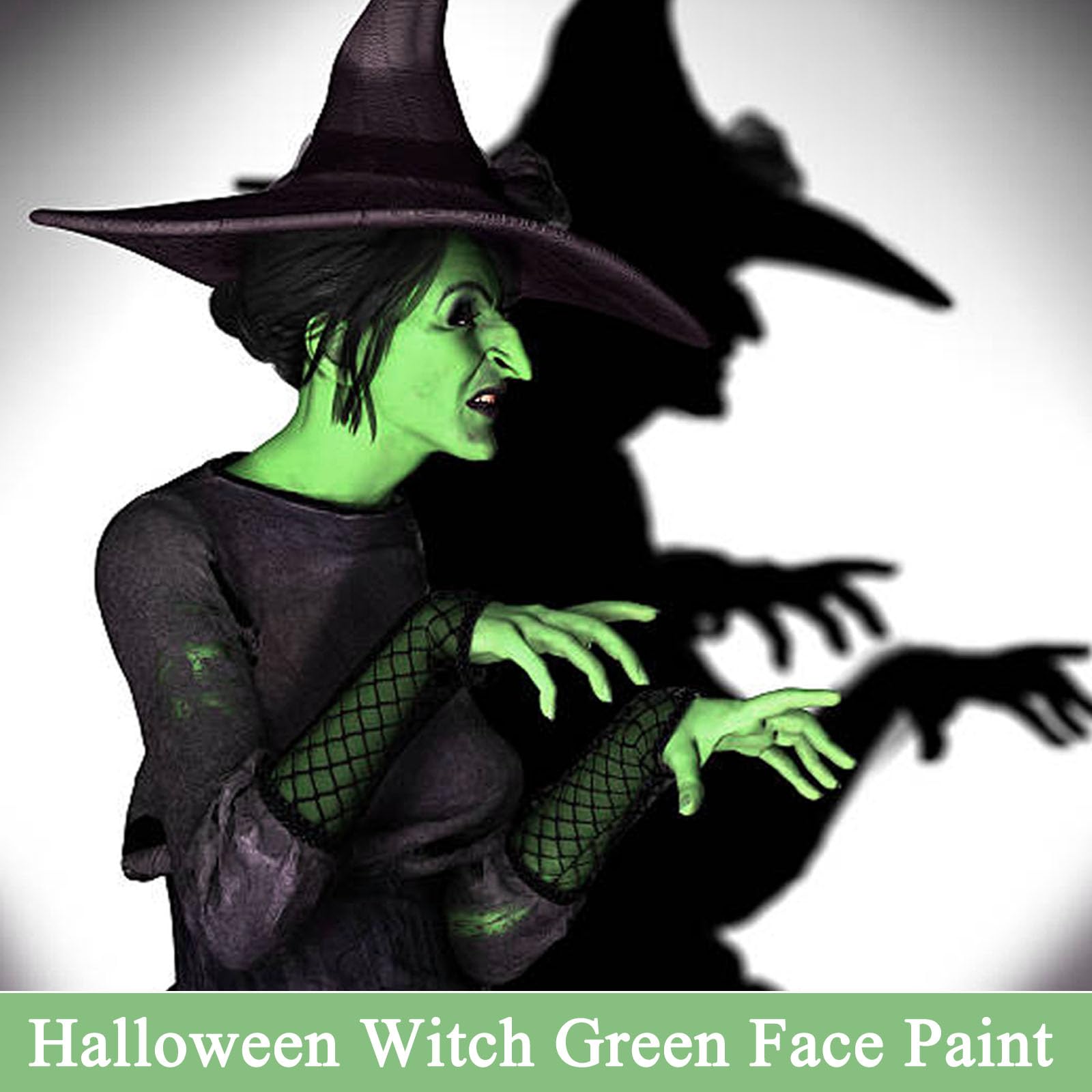 MEICOLY lime green face paint stick for festival looks with vibrant pigment