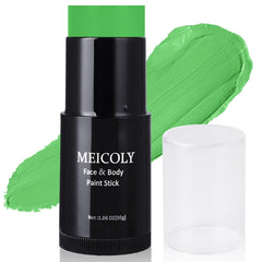 MEICOLY lime green face paint stick for witch makeup with long-lasting color