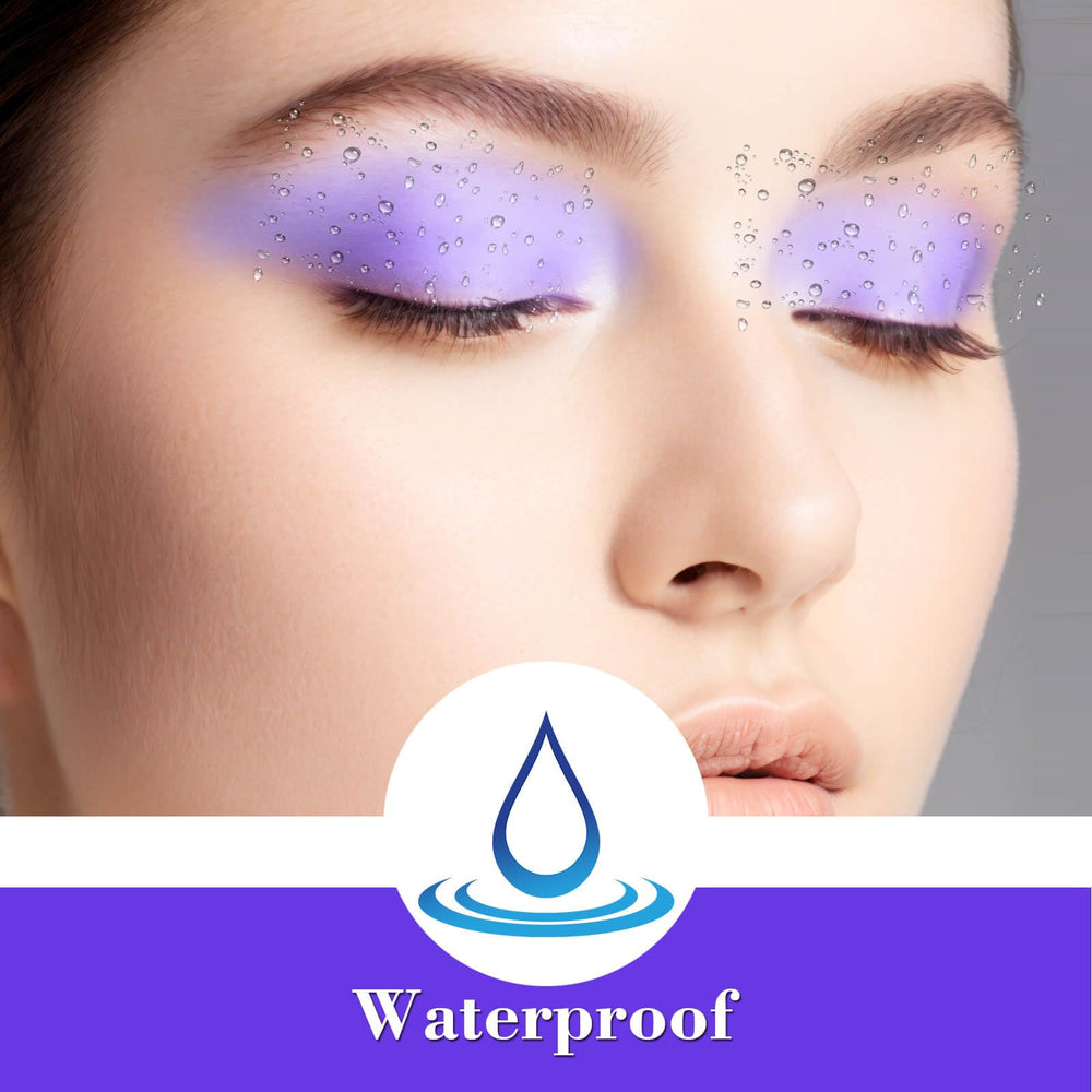 MEICOLY long-wearing lilac shade maintains vibrancy all day.