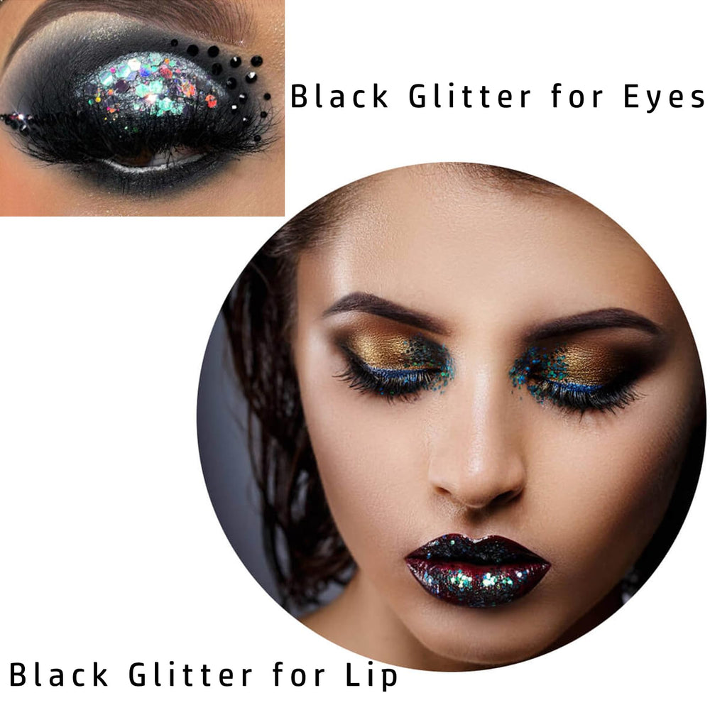 MEICOLY mermaid sequins eye glitter adds vibrant festival sparkle