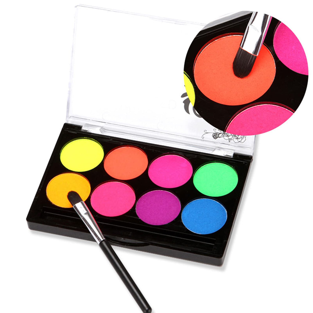 Meicoly Neon face paint purple neon versatile for eyes and body