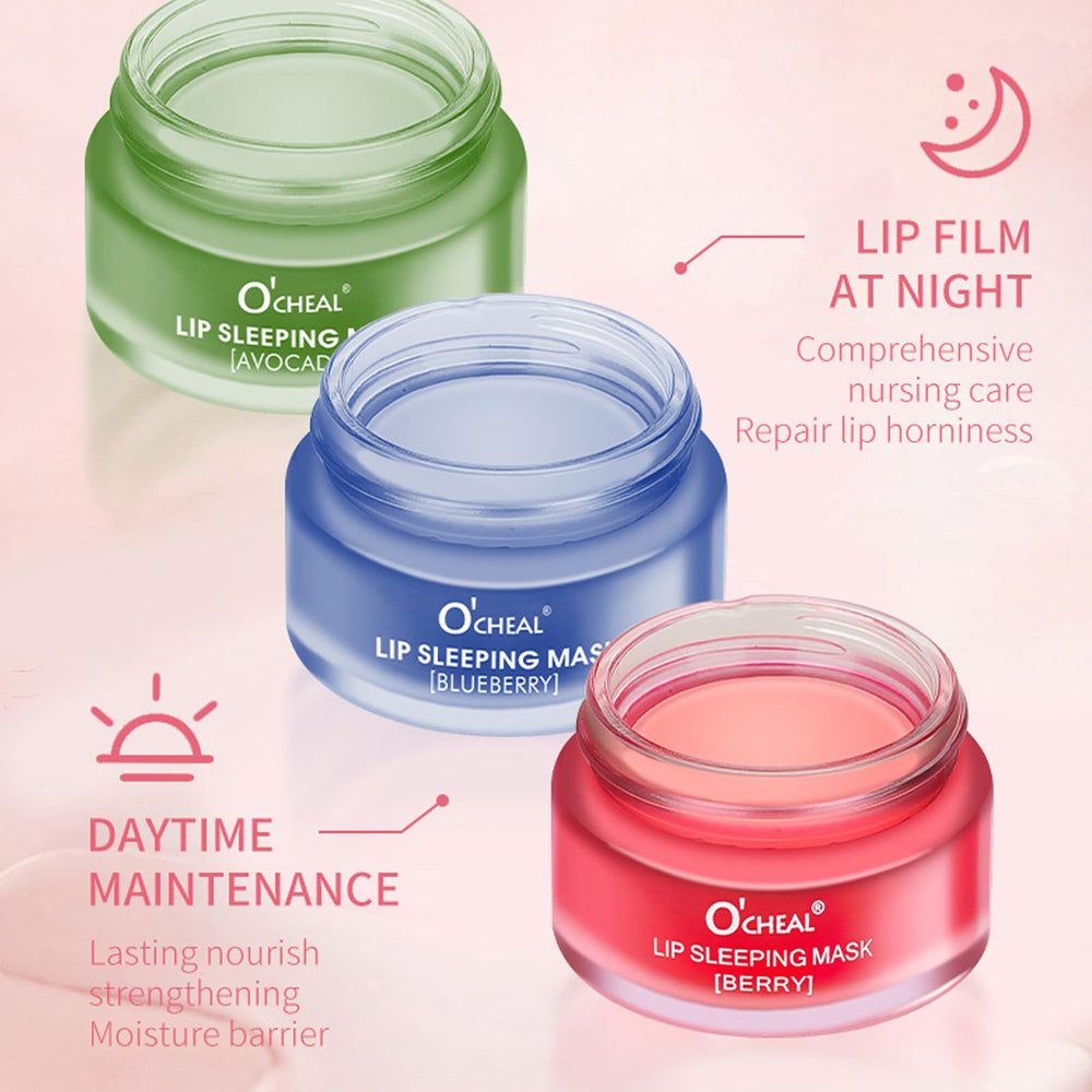 MEICOLY Lip Sleeping Mask lightweight texture glides smoothly for nightly use.