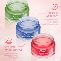 MEICOLY Lip Sleeping Mask lightweight texture glides smoothly for nightly use.
