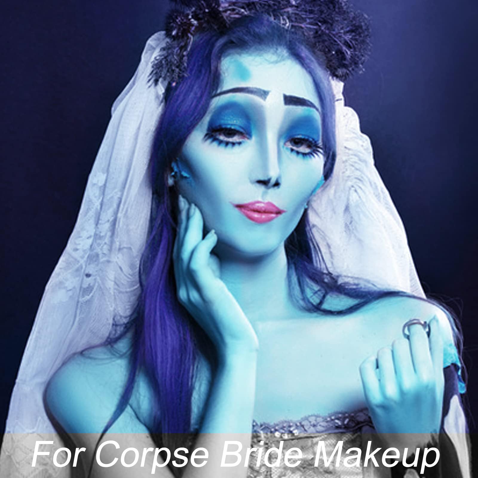 MEICOLY Sally makeup kit complete look ready for cosplay