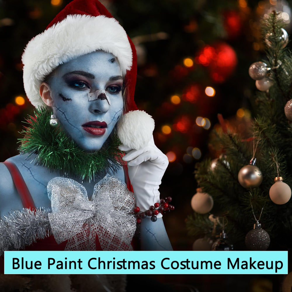 MEICOLY Sally makeup kit blue detailing for yarn-like accents