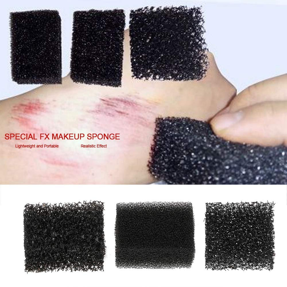MEICOLY stipple sponges set (3pcs) for layered bruises and shading.