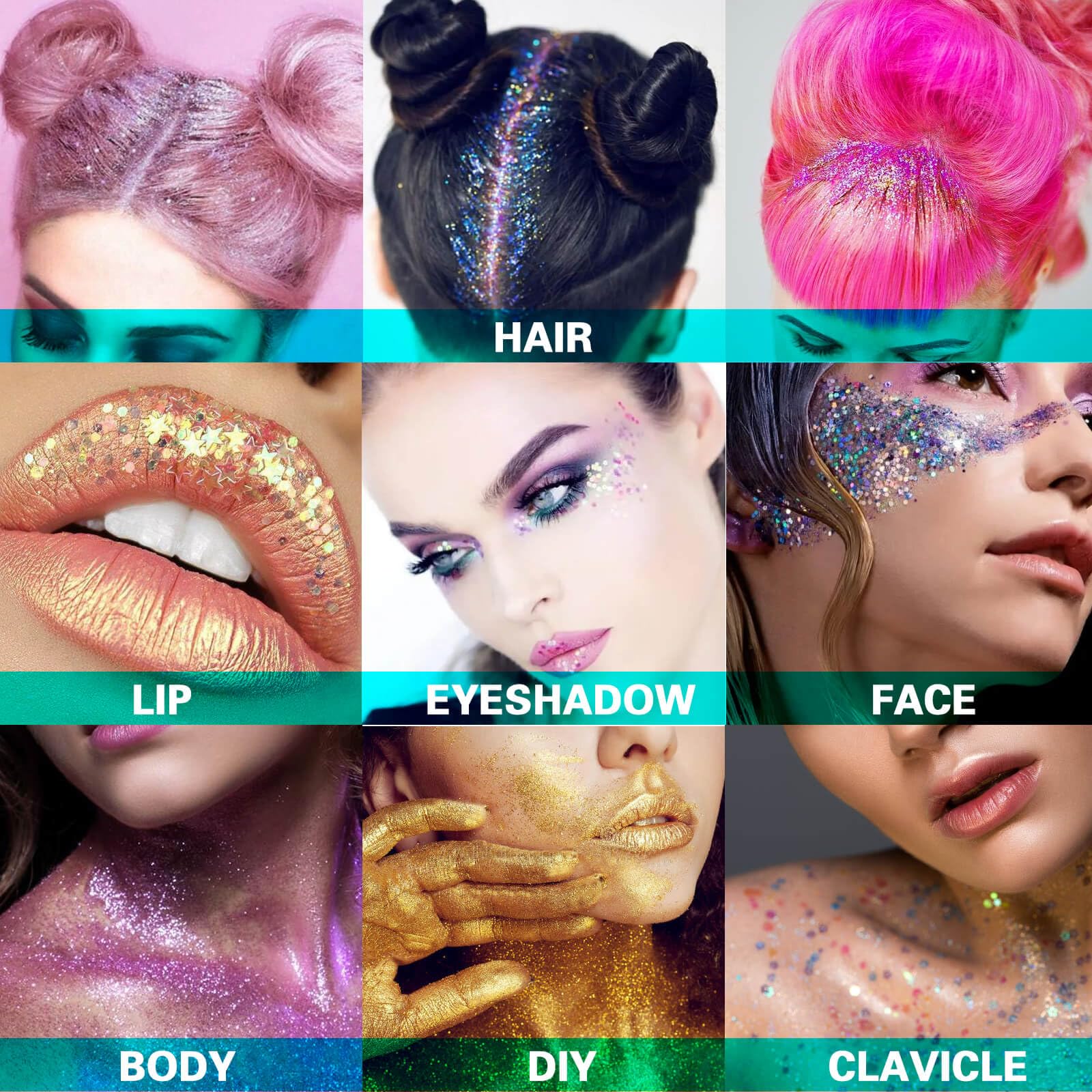 MEICOLY teal packaging-50ml keeps gel ready for events