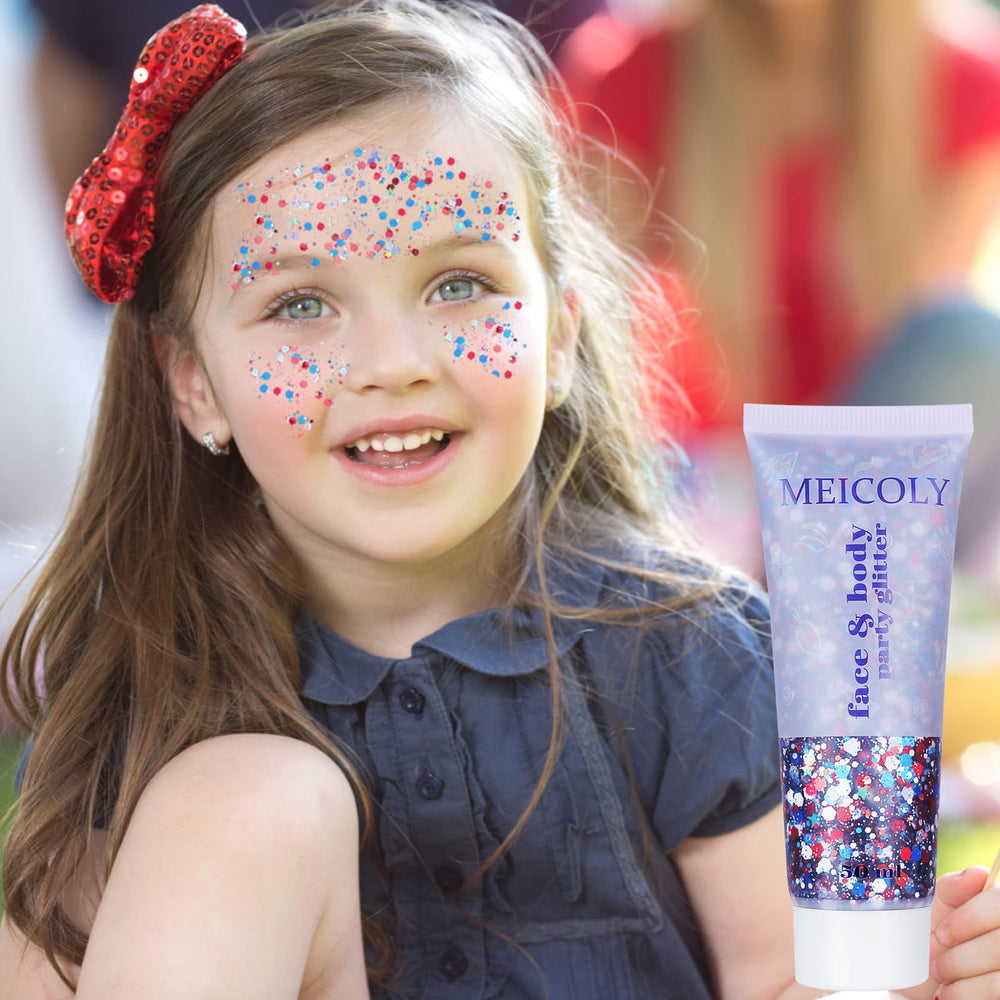 MEICOLY Veterans Day celebration glitter adds shine
