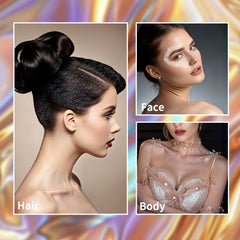MEICOLY waterproof body glitter ensures staying power at outdoor parties
