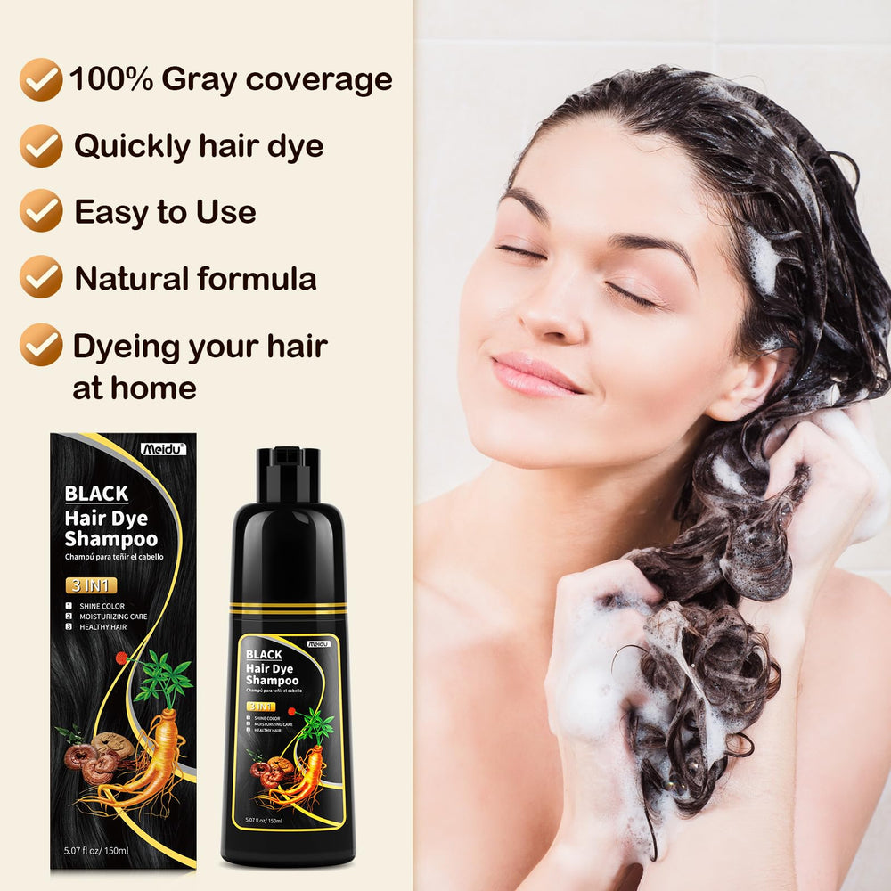 MEIDU hair after color with natural shine.