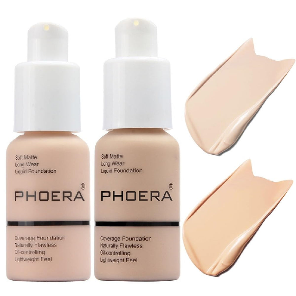 Meifen Foundation 101 porcelain bottle showing full-coverage, natural look