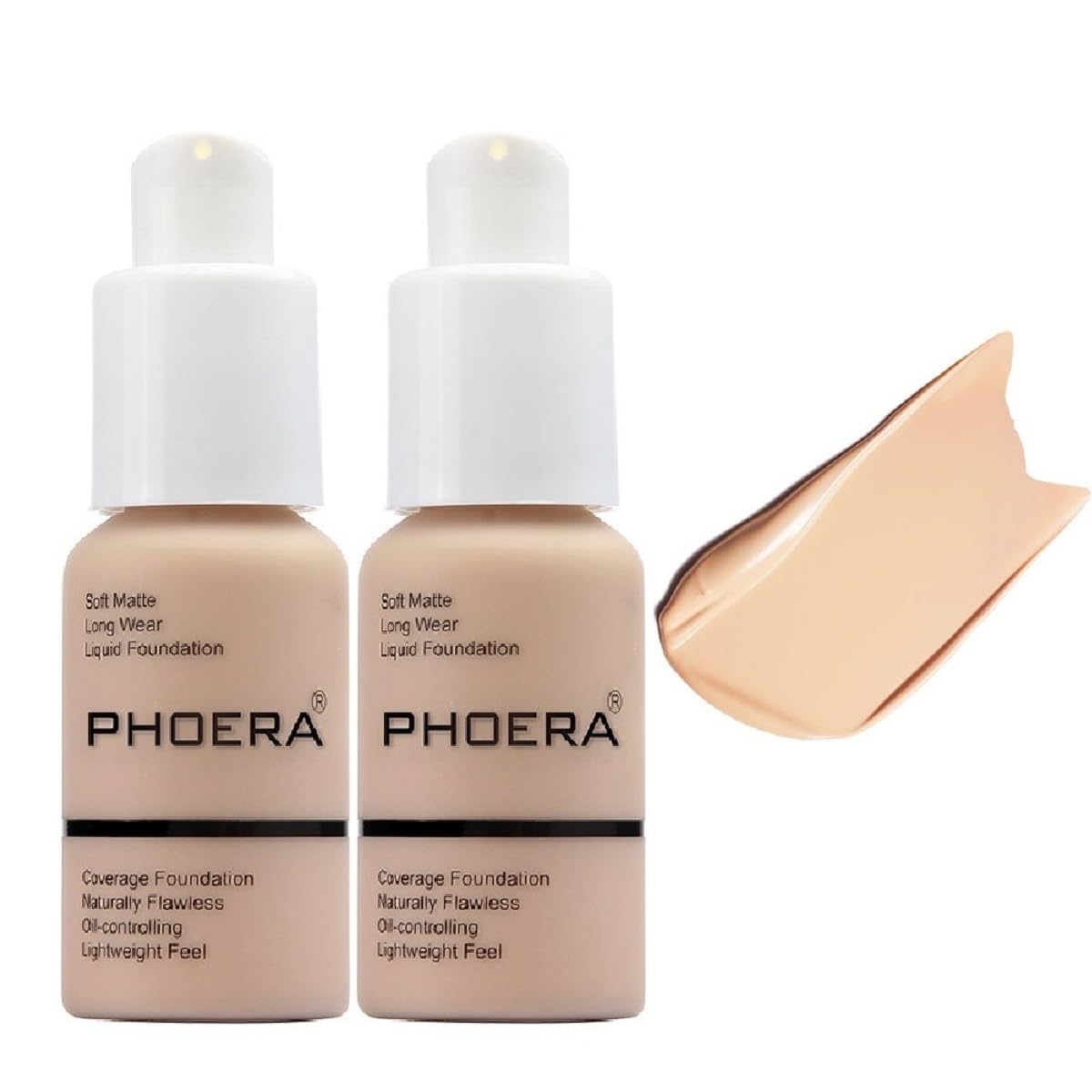 Meifen PHOERA Foundation nude bottle 30ml delivering a smooth base with a soft matte finish