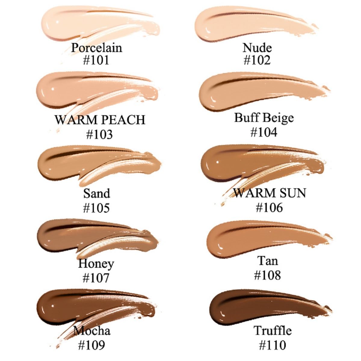 Meifen Phoera Foundation Porcelain closeup texture highlights smooth, oil-control formula.
