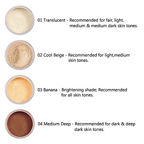 Meifen PHOERA setting powder brush application for oil control.