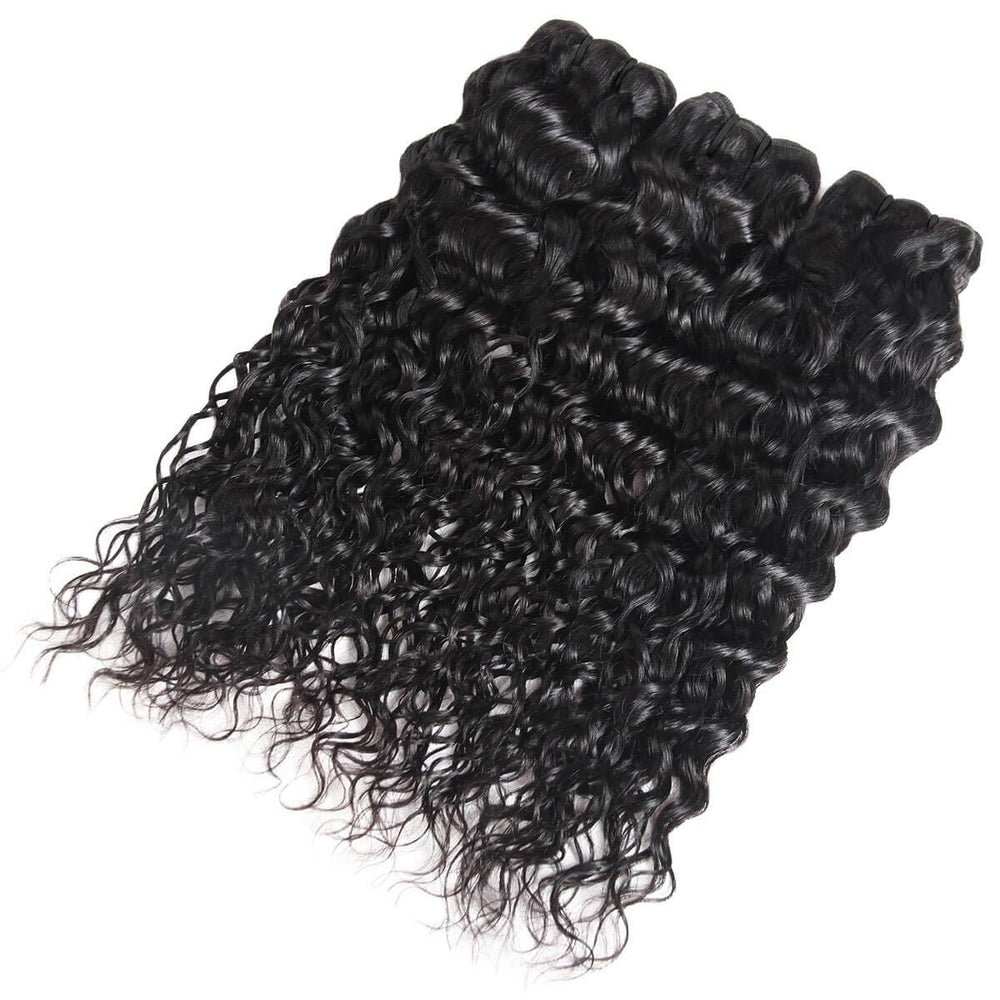 Meiguiyu water wave bundles 18 inch natural color for soft, bouncy waves.