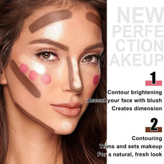 Meilury 6 Colors Cream Contour Stick features long-lasting waterproof wear for all-day use.