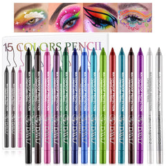 Meilury Colorful Eyeliner Pen Set swatch shows vibrant pigment options for bold looks