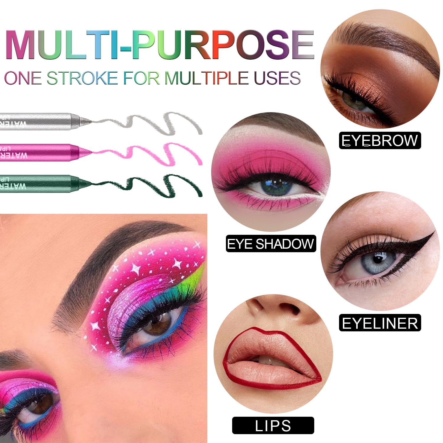 Meilury eyeliner pen creates dramatic smoky eye with smooth blending