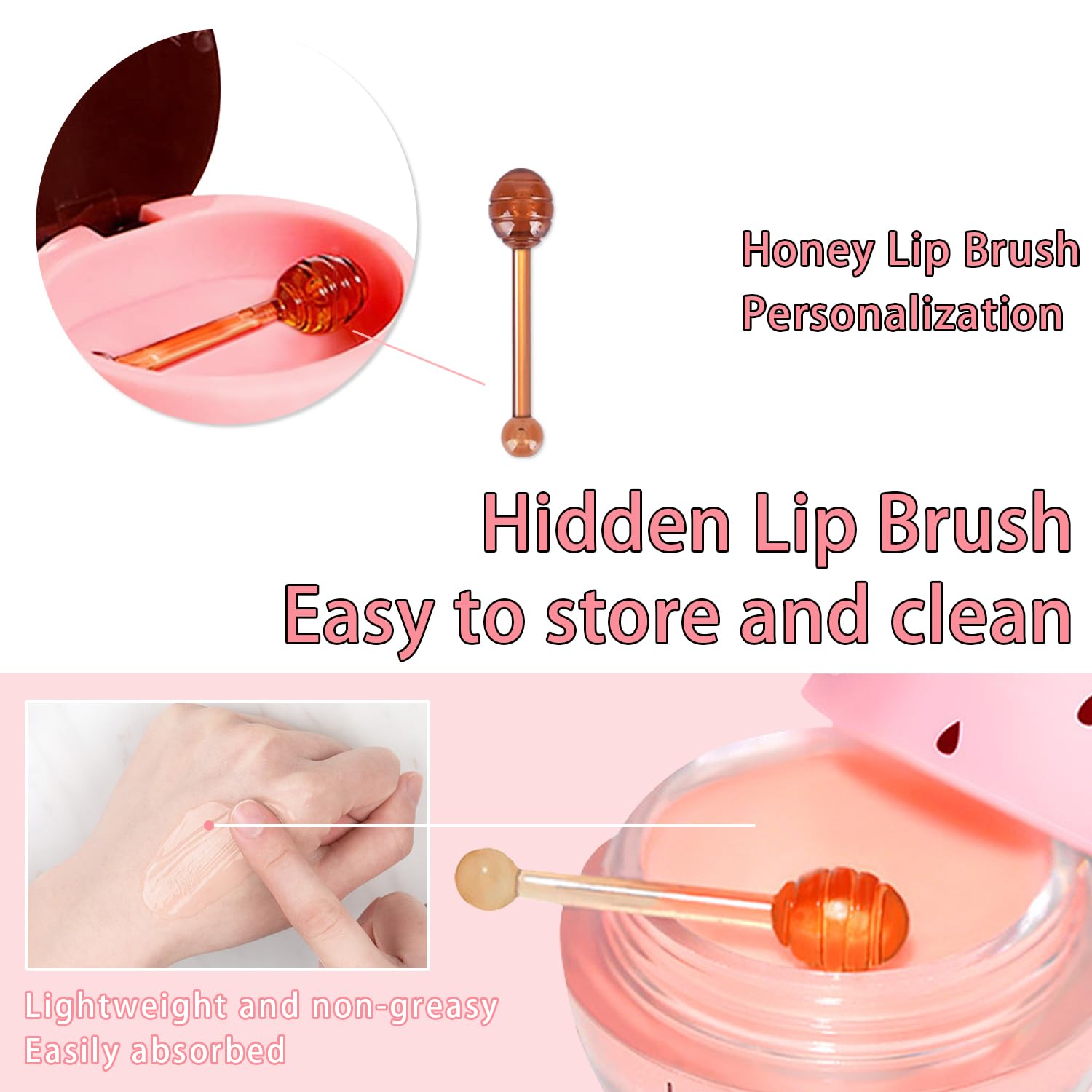 Meilury cute packaging supporting portable lip care on the go