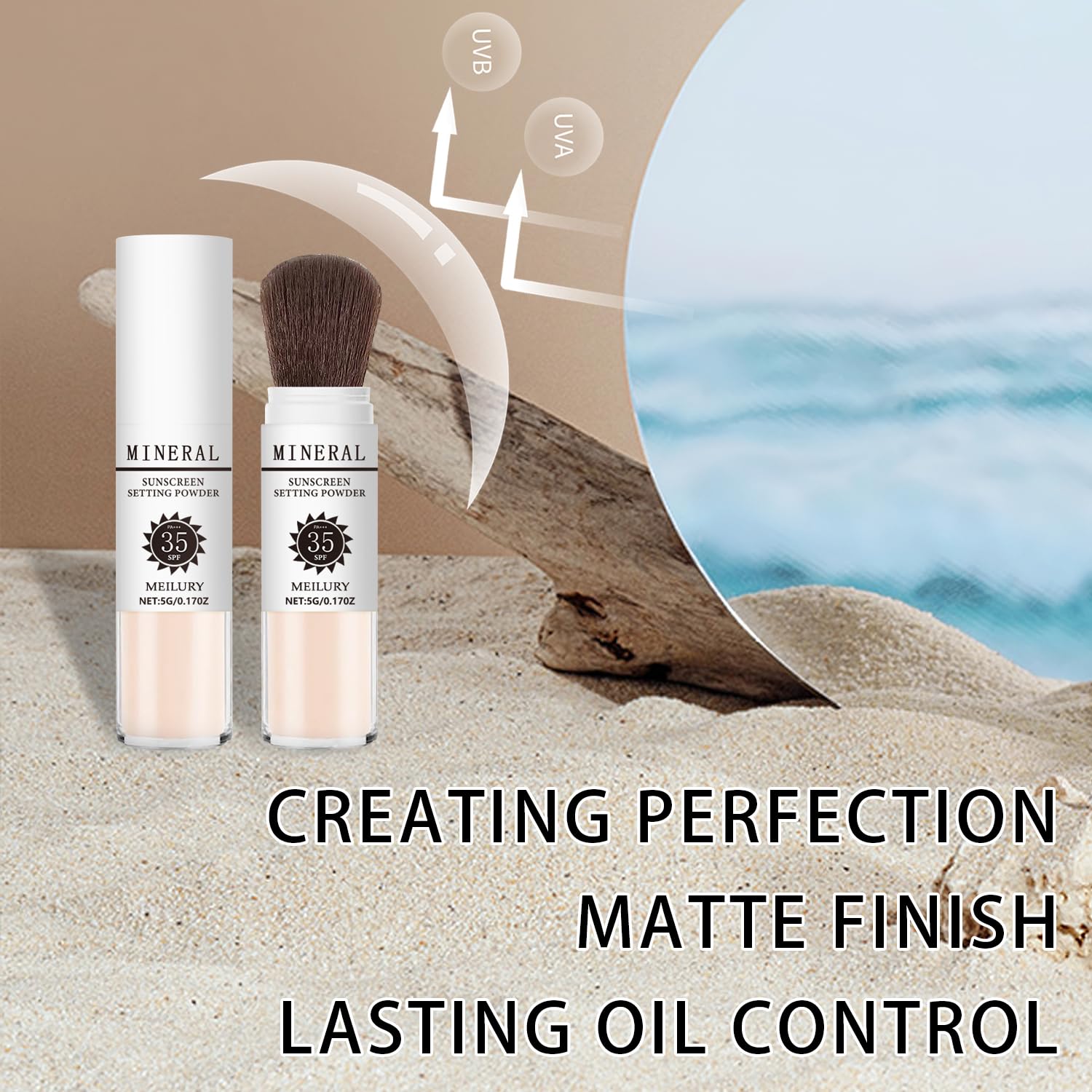 Meilury skin-friendly mineral formula contains no alcohol or harsh preservatives