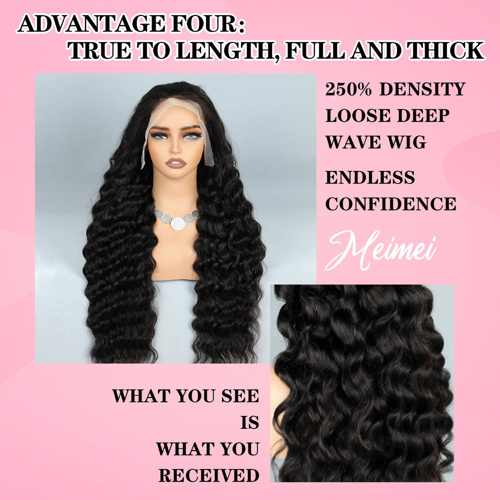 MEIMEI HD transparent lace for seamless blending with skin tones.