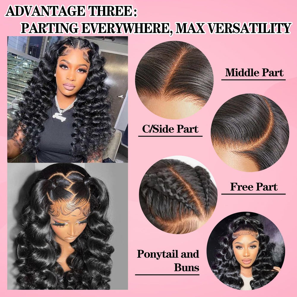 MEIMEI loose deep wave texture for stylish volume and movement.