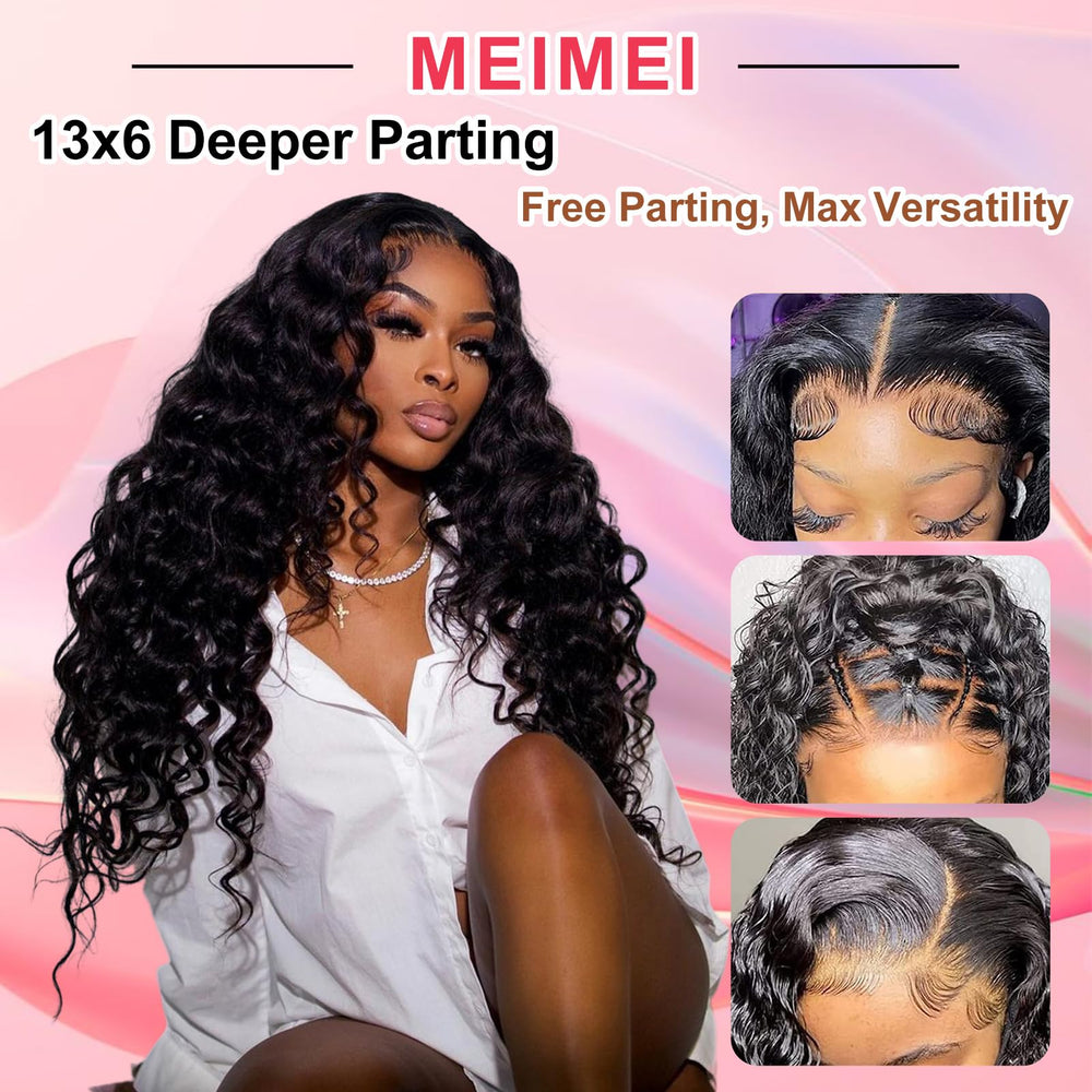 MEIMEI pre-plucked natural hairline for a seamless look