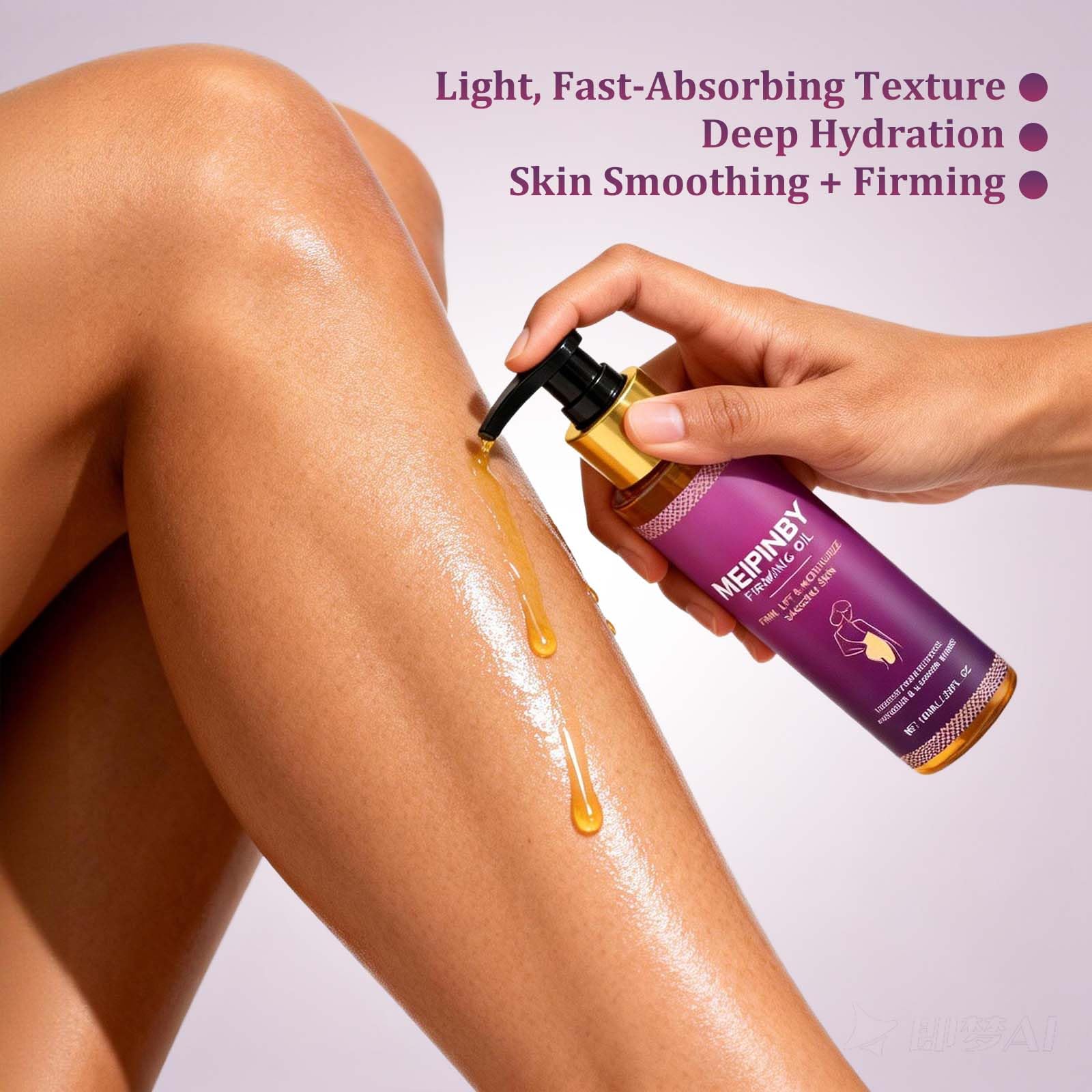 MEIPINBY sweet almond oil ingredient provides gentle hydration