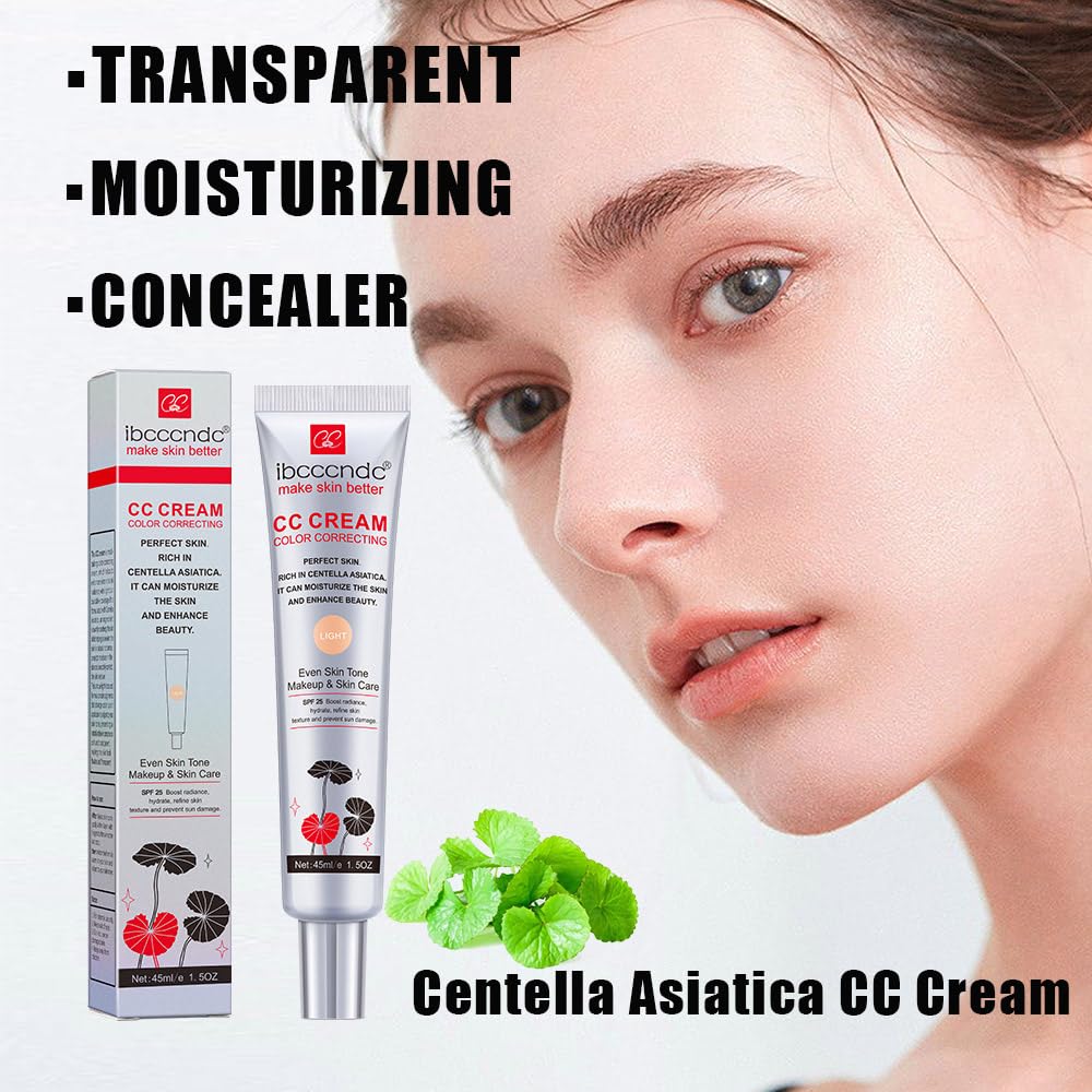 MeiPlumLai CC Cream being applied as primer for smooth prep.