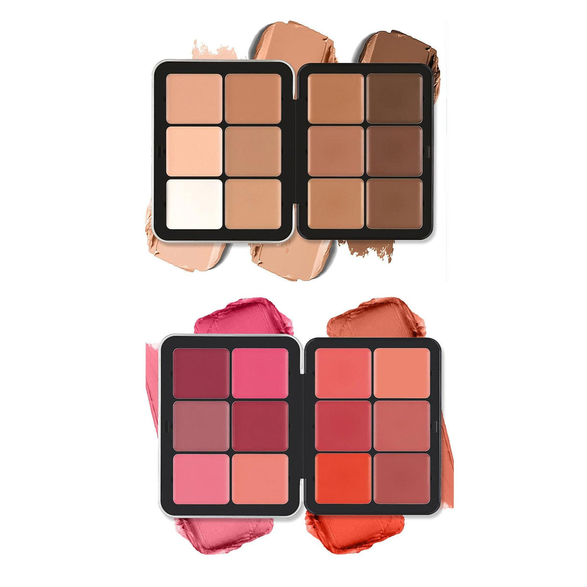 MeiPlumLai 12-color cream concealer palette close-up for versatile color correction.