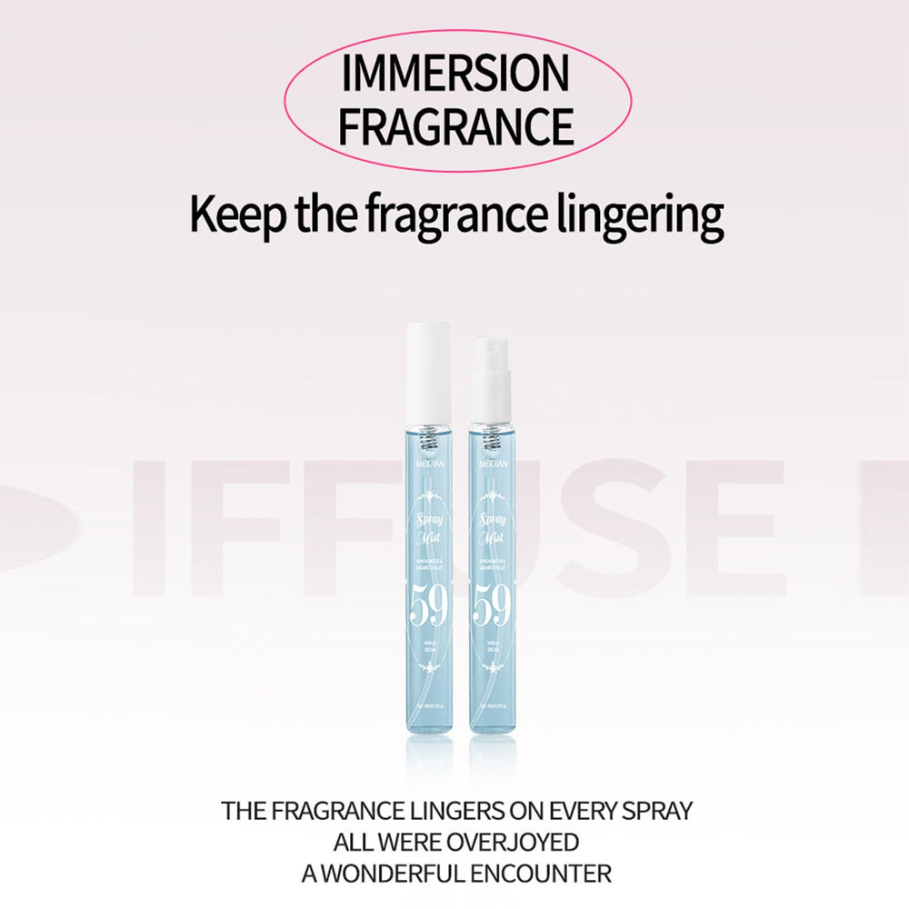Spray action reveals a fresh MeiPlumLai scent