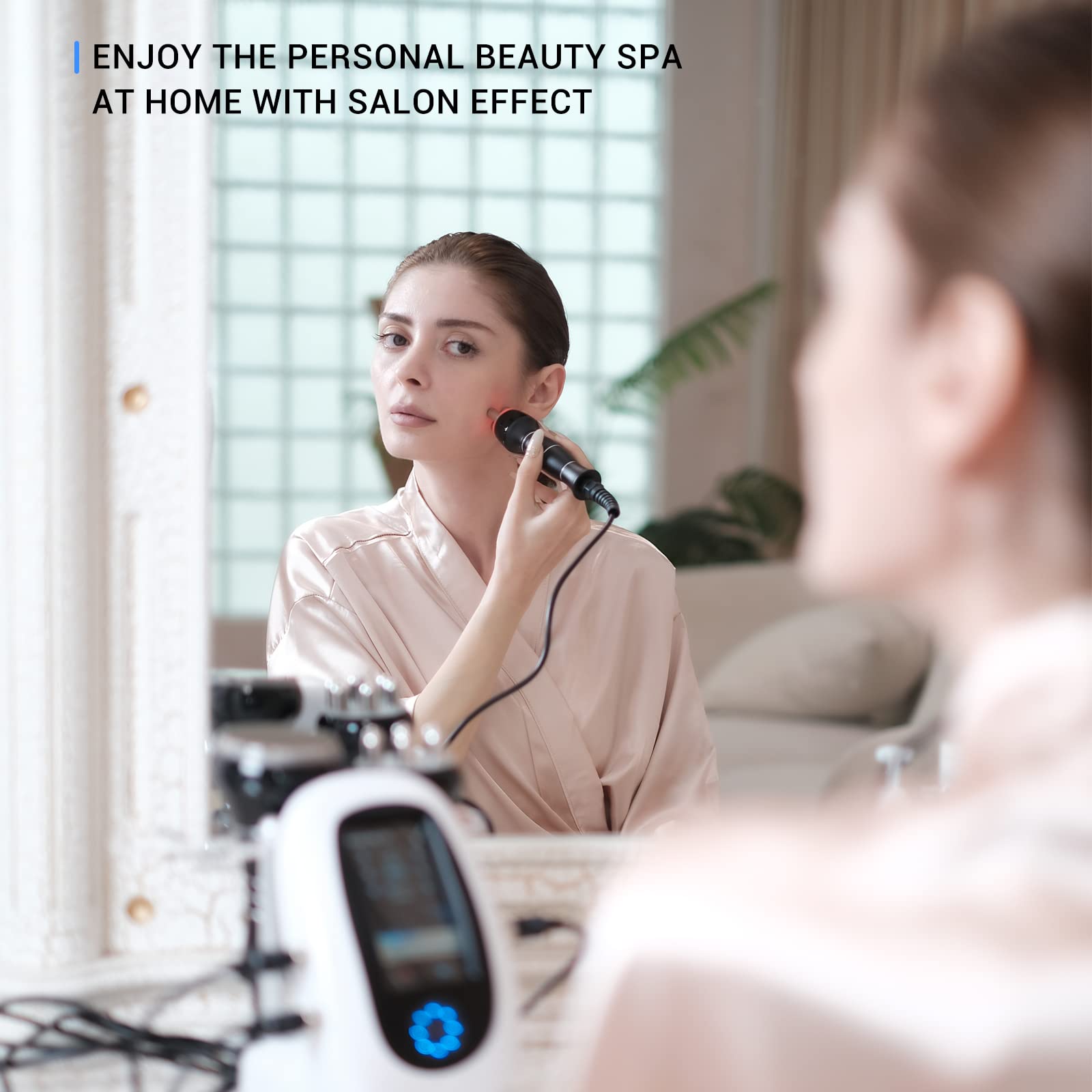 MEIQIER cellulite device compact design fits easily into your routine.