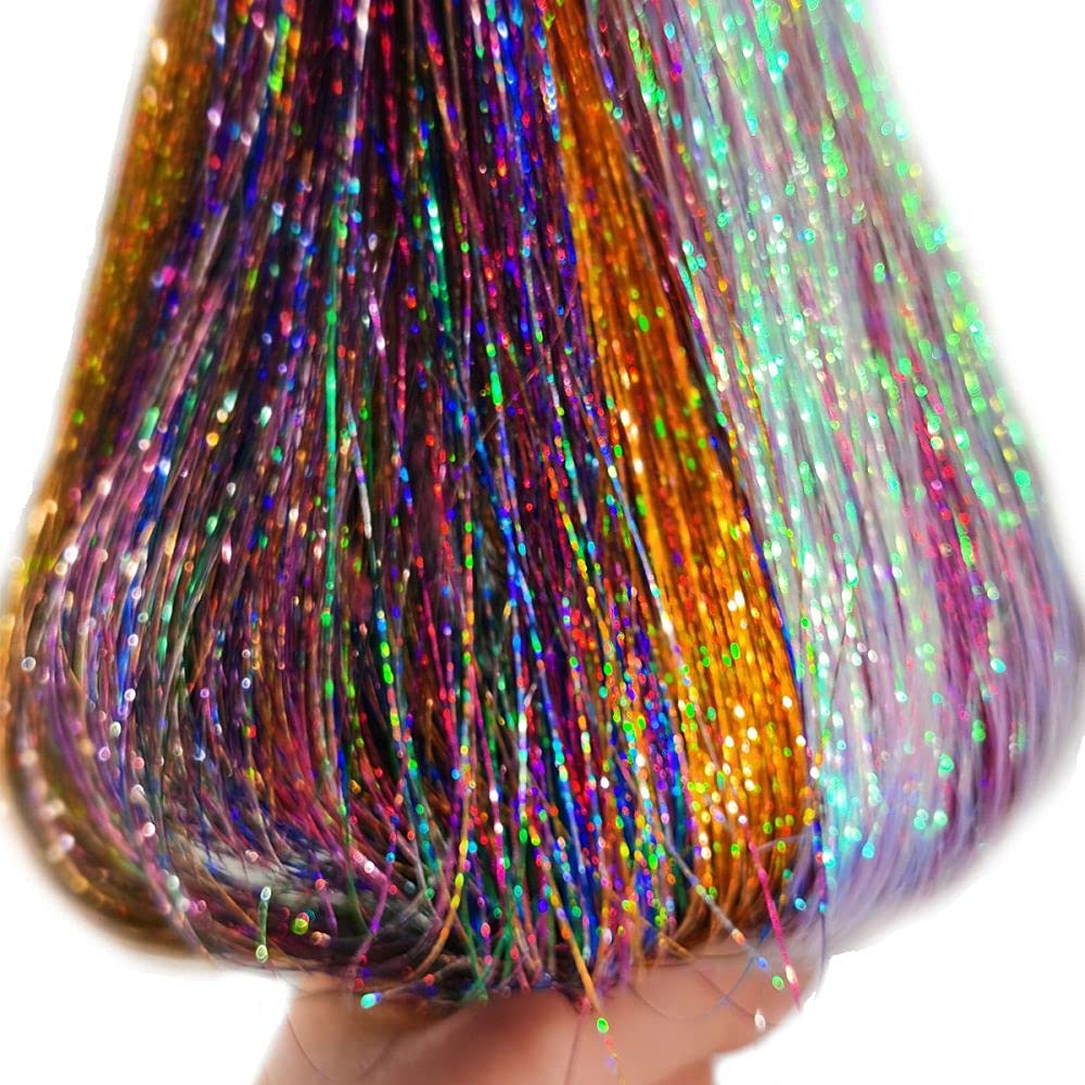 MEIYOU Hair Tinsel Kit uses – ideal for holidays, cosplay, weddings, and daily flair.