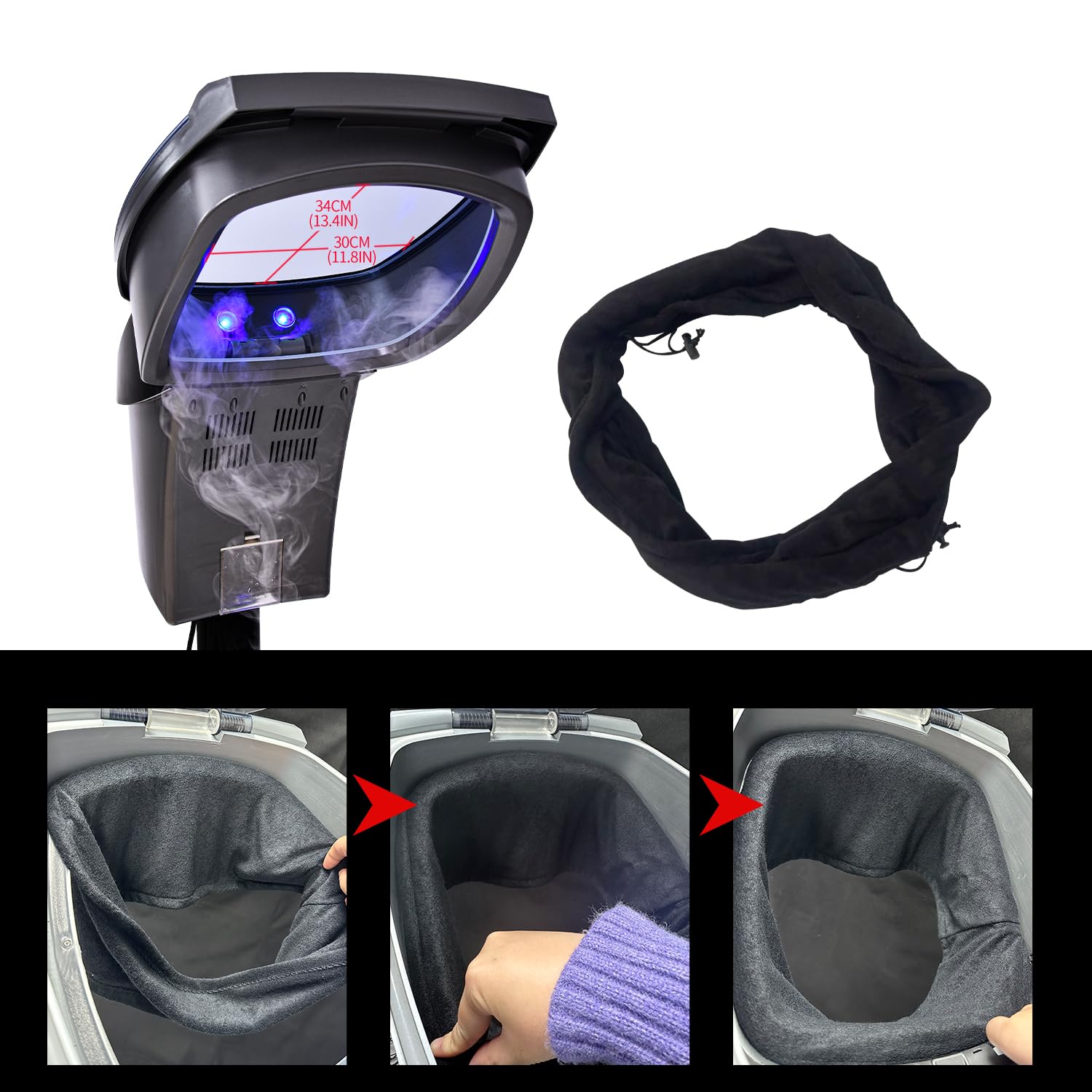 MEIZHOUHU Hair Steamer auto shut-off system ensuring safe operation during unattended use