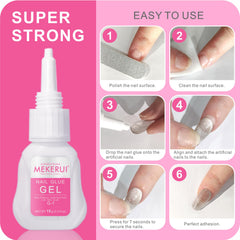 Hands demonstrating quick-dry application without UV light.
