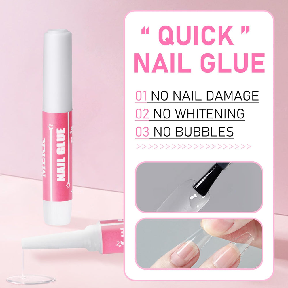 MEKK 24-piece nail glue kit ready for home or salon use.