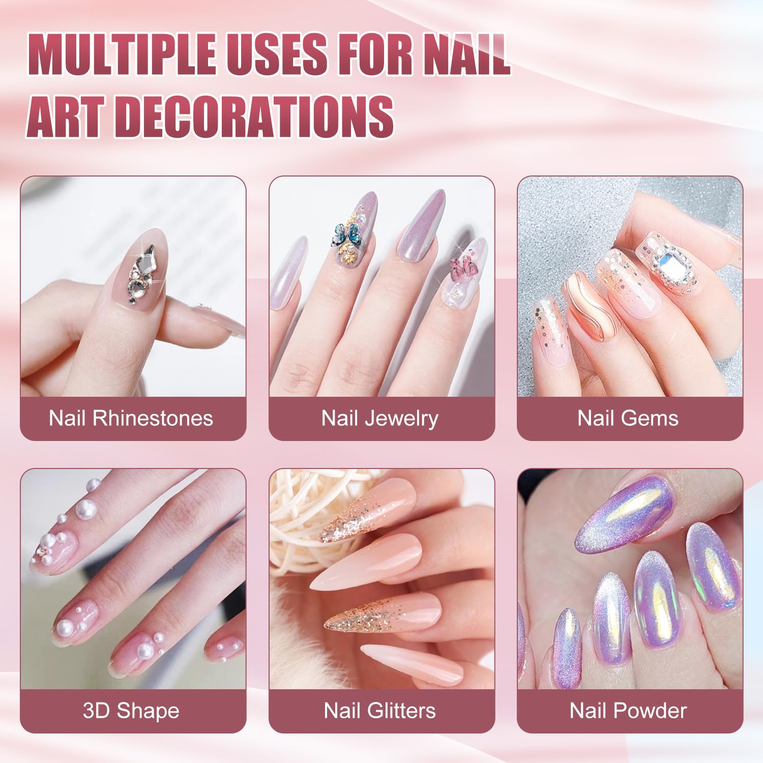 MEKK glue precision tip enabling mess free nail art application