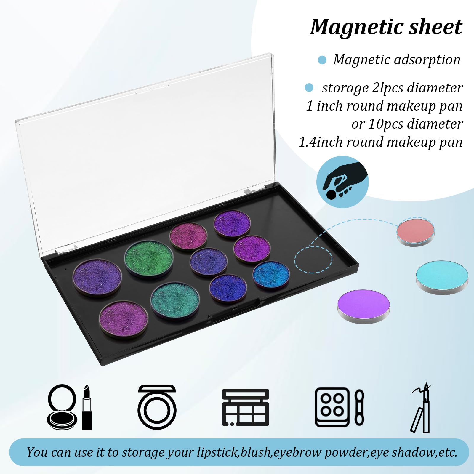 Mekueeex 60 adhesive metal stickers for pan compatibility and DIY setups.