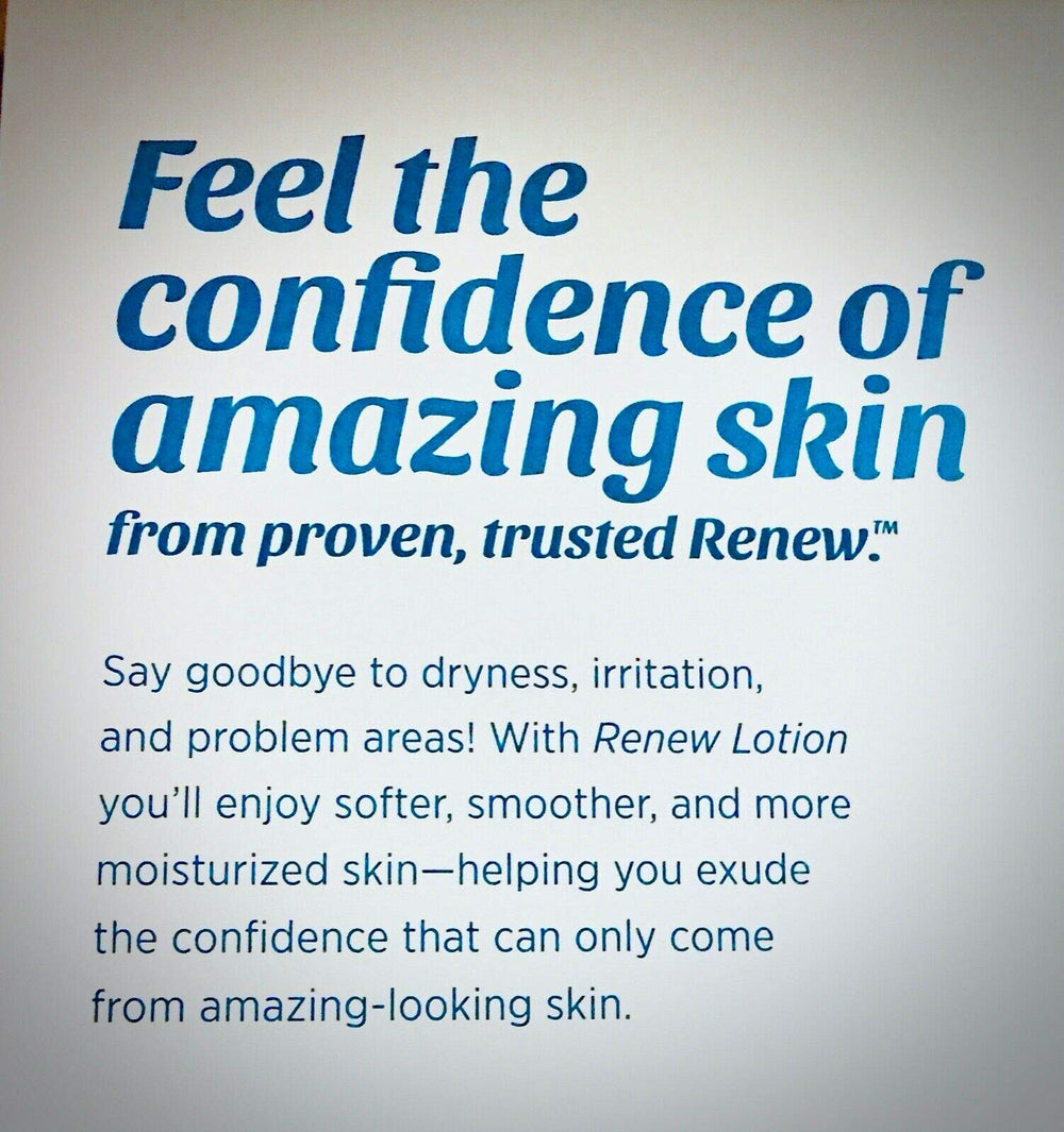 Melaleuca Renew application on skin for smooth, comfortable feel