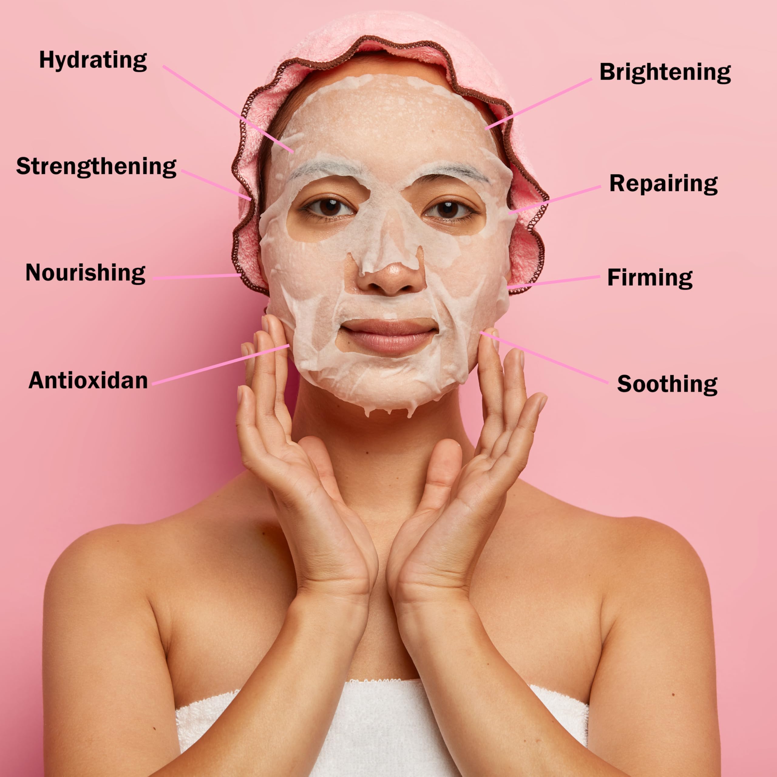 Meleell cruelty-free ingredients label closeup for clean skincare