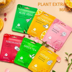 Meleell green-tea-brightening face-mask supports a radiant-looking complexion.