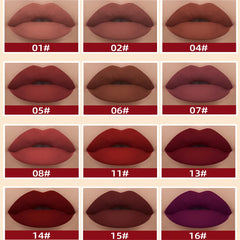 Melemando lipsticks swatched on arm show 12 natural shades for all skin tones.