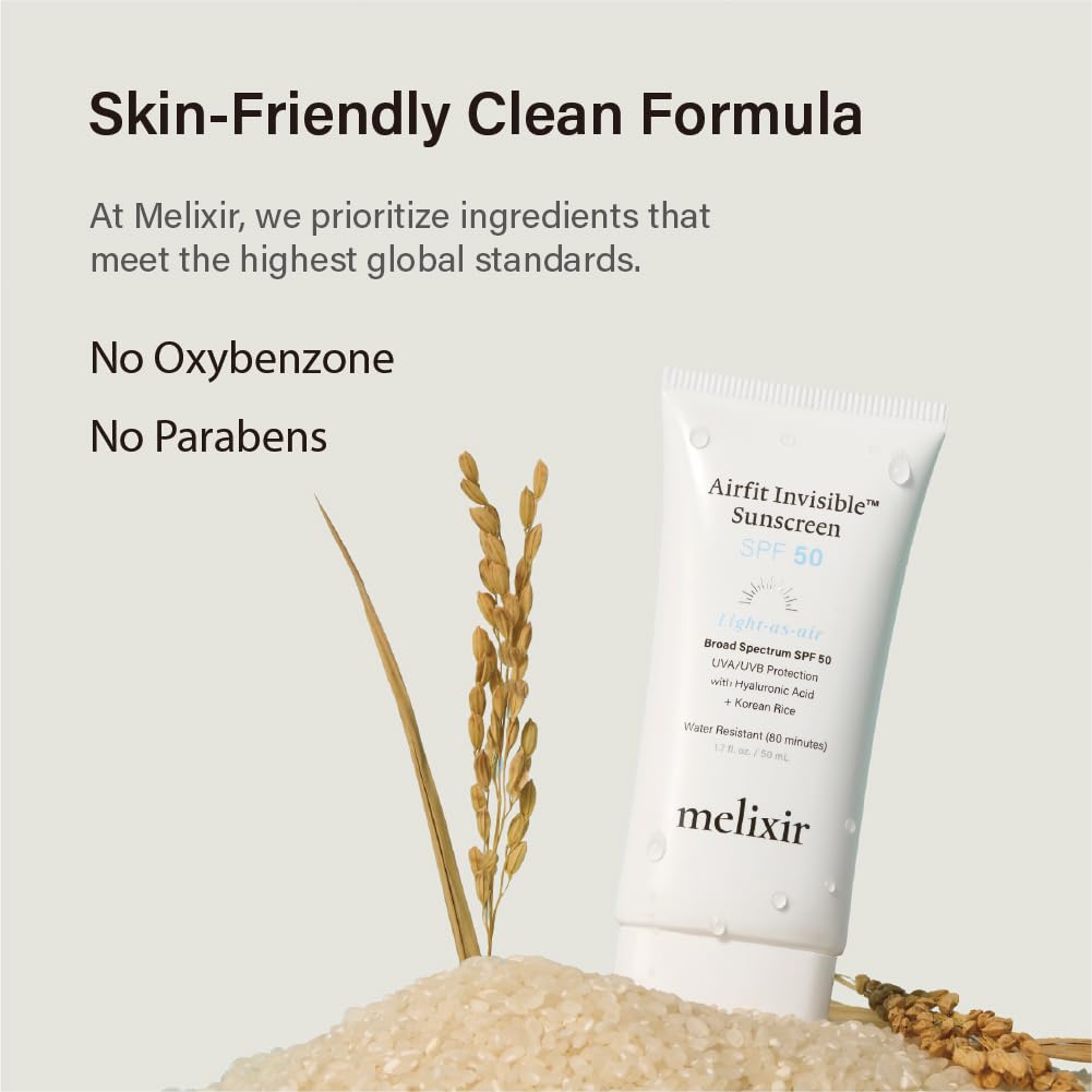 Melixir Airfit Invisible Sunscreen vegan, cruelty-free, B Corp certified