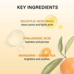 Melixir Mandarin scent enhances your morning skincare ritual.