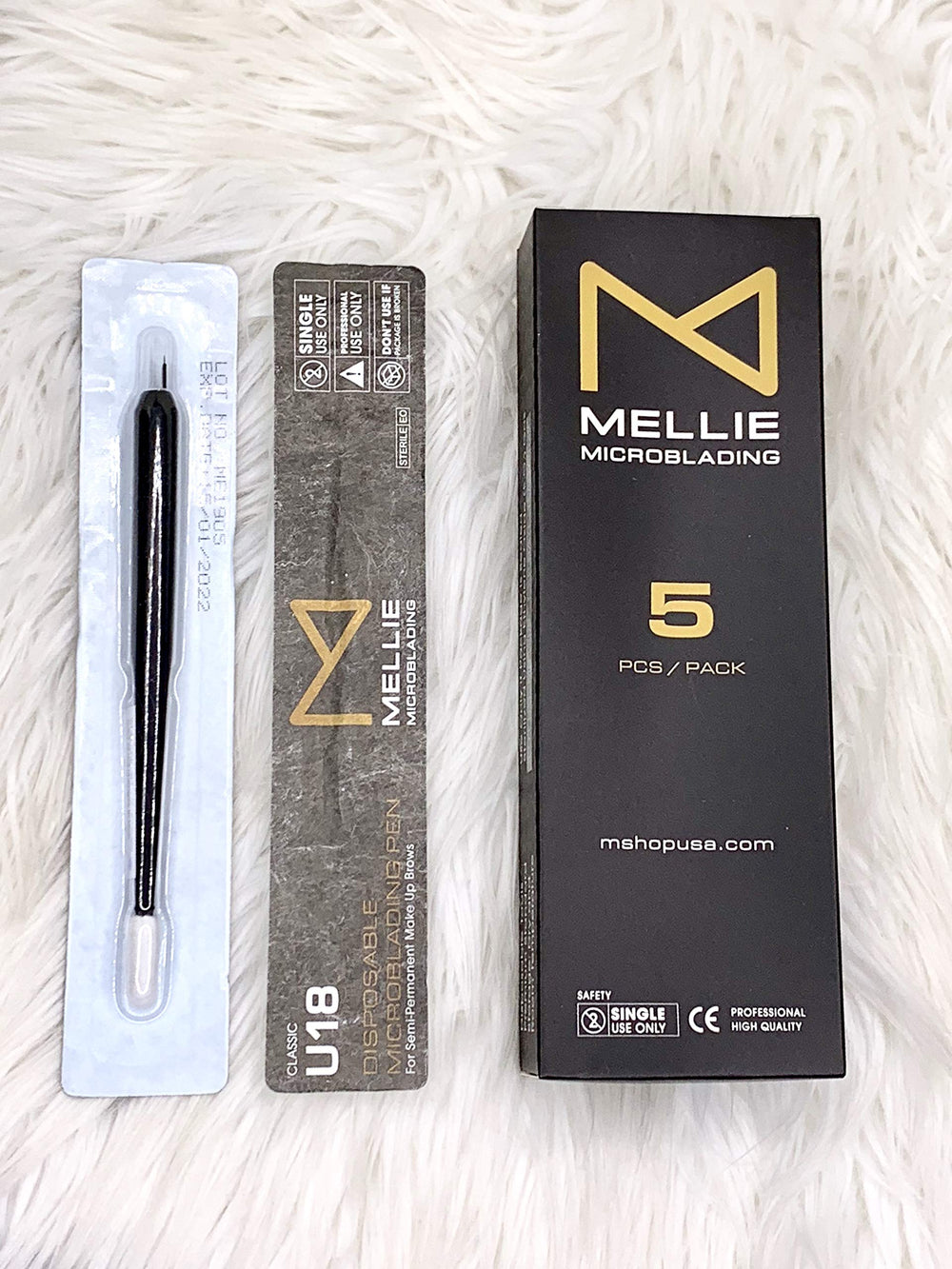 Mellie curved shape enhances precision for beginners and professionals.