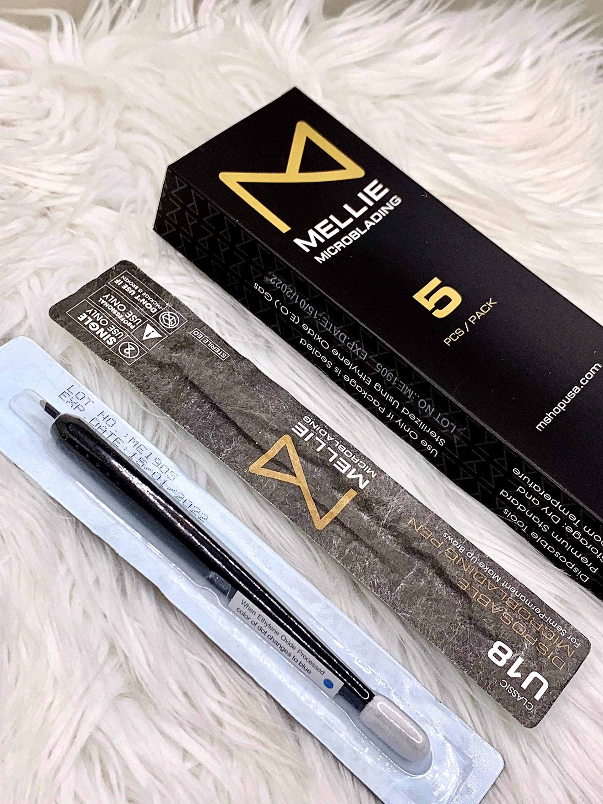 Mellie disposable pens with a slim, non-slip grip for steady control.